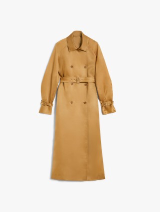 Коричневый плащ MAX MARA: фото - Invogue