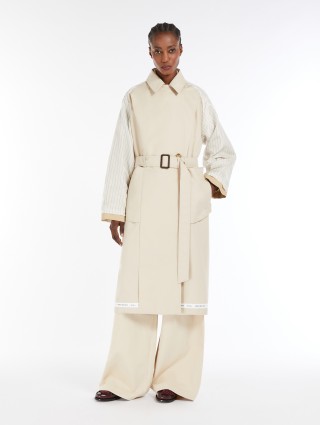 Кремовый плащ WEEKEND MAX MARA двусторонний: фото 4 - Invogue