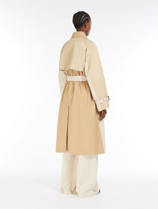Кремовый плащ WEEKEND MAX MARA двусторонний: фото 3 - Invogue