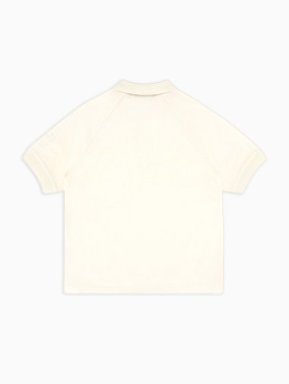 Белое поло Emporio Armani хлопковое: фото 1 - Invogue