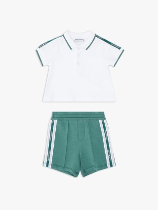 Комплект из футболки и шортов Emporio Armani: фото - Invogue