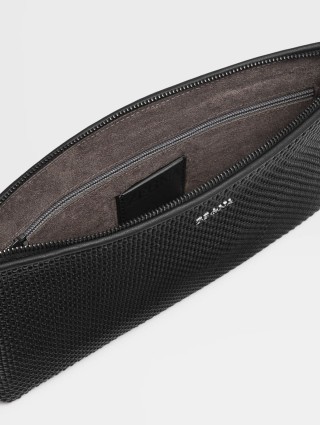 Чорний портфель ZEGNA: фото 4 - Invogue