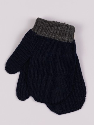 Синие варежки EMPORIO ARMANI KIDS: фото 1 - Invogue