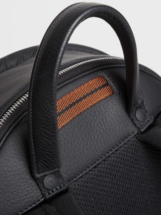 Чорний рюкзак Hoodie ZEGNA з оленячоъ шкіри: фото 4 - Invogue