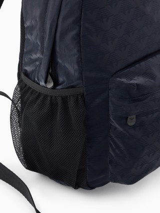 Темно-синій рюкзак Emporio Armani дитячий: фото 5 - Invogue