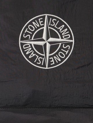 Черный рюкзак STONE ISLAND с логотипом: фото 2 - Invogue