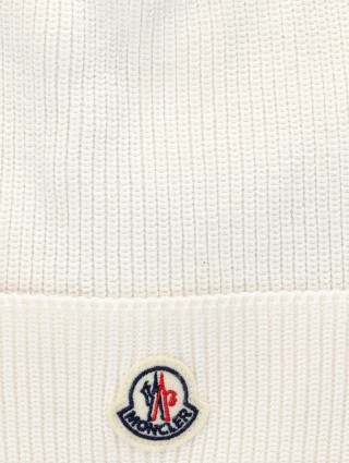 Бежева шапка MONCLER ENFANT : фото 2 - Invogue