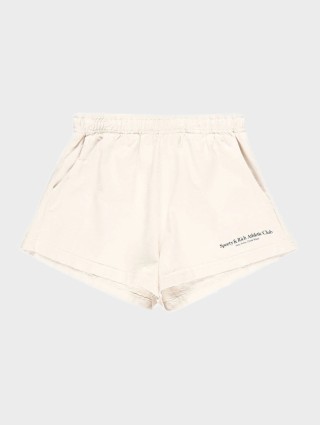 Кремовые шорты SPORTY&RICH: фото - Invogue