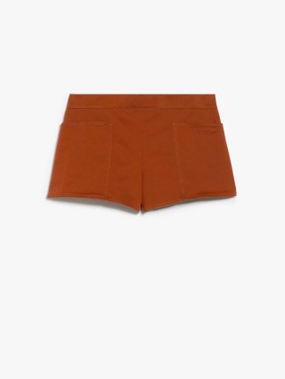 Коричневые шорты MAX MARA: фото - Invogue