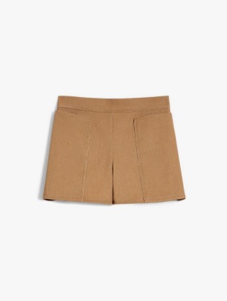 Світло-коричневі шорти Max Mara з накладними кишенями: фото - Invogue
