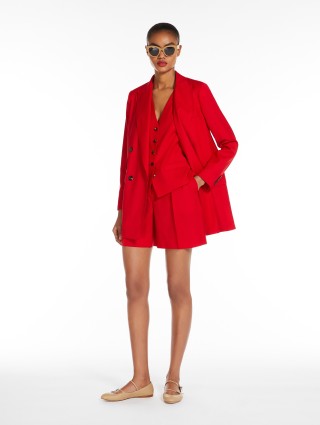 Червоні шорти Max Mara вовняні: фото 3 - Invogue