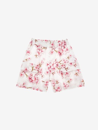 Білі шорти MONNALISA з квітковим принтом: фото - Invogue