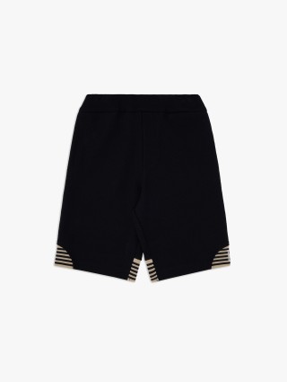 Темно-синие шорты Emporio Armani бермуды: фото - Invogue