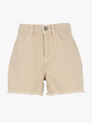 Бежеві шорти EMPORIO ARMANI KIDS з бавовняного деніму: фото - Invogue