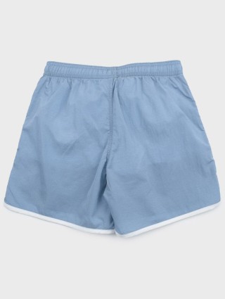 Блакитні шорти EMPORIO ARMANI KIDS з логотипом: фото 1 - Invogue