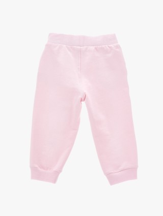 Розовые джоггеры MONNALISA с розой: фото 1 - Invogue