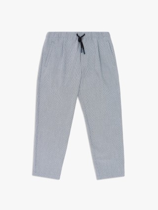 Сині брюки EMPORIO ARMANI KIDS у смужку: фото - Invogue