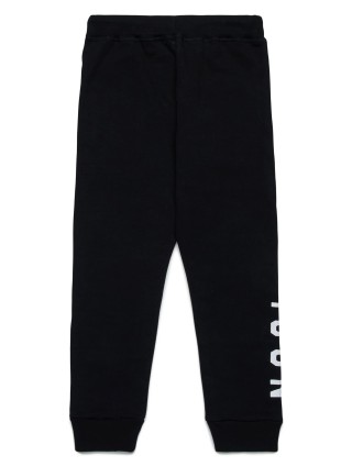 Черные штаны DSQUARED KID из хлопка: фото 1 - Invogue