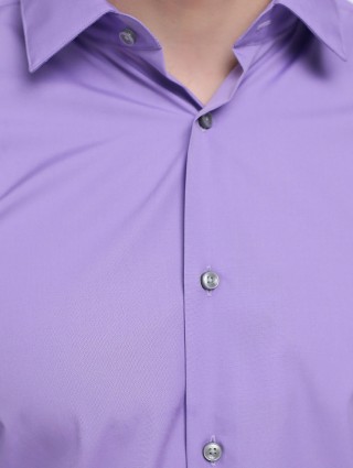 Фиолетовая рубашка BOSS: фото 5 - Invogue