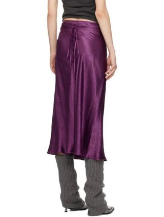 Фиолетовая юбка ACNE STUDIOS: фото 3 - Invogue