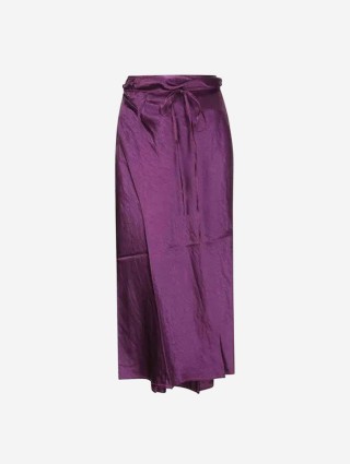 Фиолетовая юбка ACNE STUDIOS: фото - Invogue