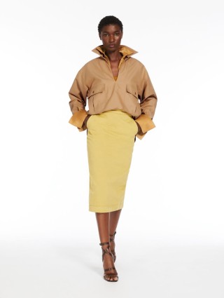 Желтая юбка Max Mara прямого кроя: фото 4 - Invogue