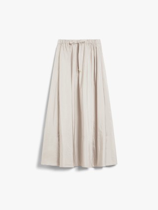 Юбка из тафты Max Mara цвета слоновой кости: фото - Invogue