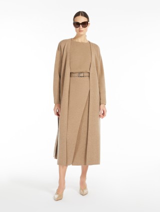 Светло-коричневая юбка Max Mara из шерсти и кашемира: фото 3 - Invogue