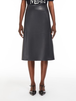 Темно-синяя юбка Max Mara клеш: фото 2 - Invogue