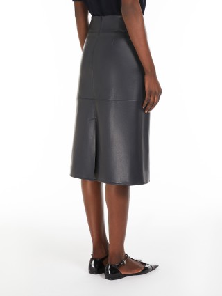 Темно-синяя юбка Max Mara клеш: фото 3 - Invogue