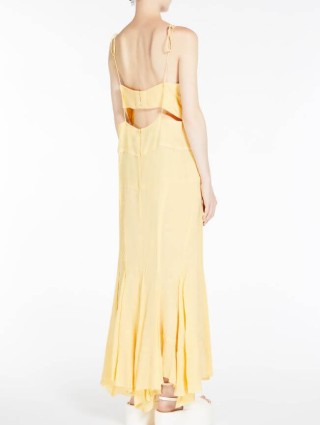 Желтое платье SPORTMAX: фото 2 - Invogue