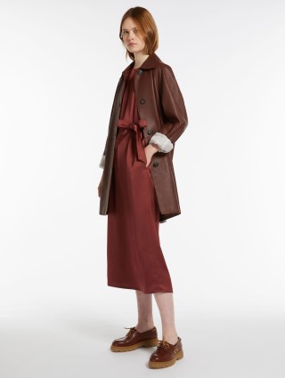 Теракотова сукня WEEKEND MAX MARA без рукавів: фото 4 - Invogue