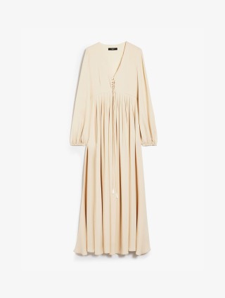 Молочное платье WEEKEND MAX MARA: фото - Invogue