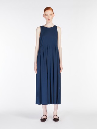 Синее платье Max Mara из поплина: фото 3 - Invogue