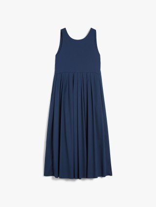 Синее платье Max Mara из поплина: фото - Invogue