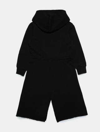 Чёрный комбинезон/брюки MM6 MAISON MARGIELA KIDS: фото 1 - Invogue