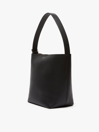 Черная сумка MAX MARA из кожи: фото 3 - Invogue