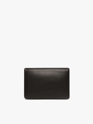 Черная сумка Sportmax из мягкой кожи маленькая: фото 2 - Invogue