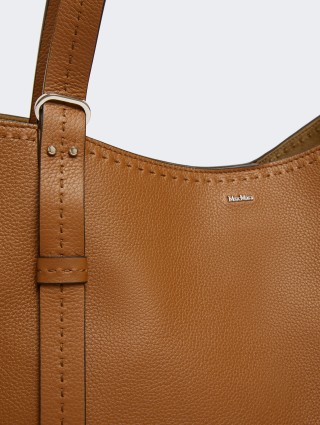 Коричнева сумка MAX MARA шкіряна: фото 4 Коричнева сумка MAX MARA шкіряна: фото 4 - Invogue