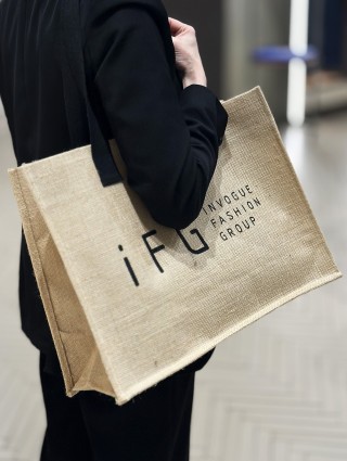 сумка-шопер ifg з логотипом Благодійність IFG: фото 2 - Invogue
