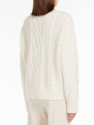 Молочный свитер WEEKEND MAX MARA: фото 2 - Invogue