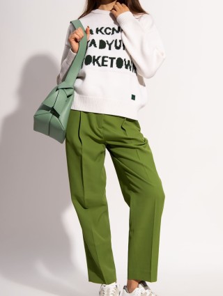 Белый свитер Acne Studios из шерсти: фото 4 - Invogue