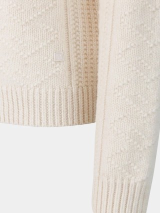 Бежевый свитер Acne Studios из шерсти: фото 3 - Invogue