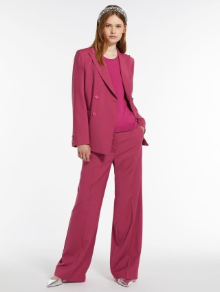 Свитер цвета фуксии WEEKEND MAX MARA c коротким рукавом: фото 4 - Invogue