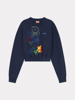 Синий свитер KENZO: фото - Invogue