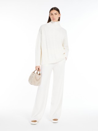 Белый свитер Max Mara из шерсти и кашемира: фото 3 - Invogue