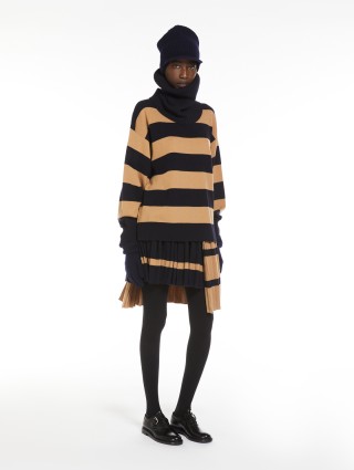 Смугастий светр Max Mara з високим горлом: фото 3 - Invogue
