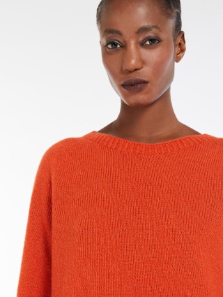 Оранжевый свитер Max Mara из шерсти и кашемира: фото 4 - Invogue