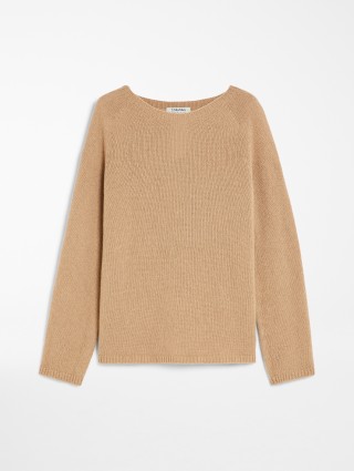 Темно-бежевый свитер Max Mara из шерсти и кашемира: фото - Invogue