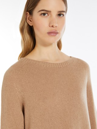 Темно-бежевый свитер Max Mara из шерсти и кашемира: фото 4 - Invogue